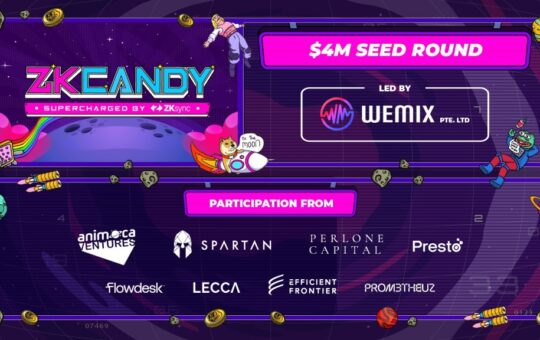 ZKcandy raises $4M for its gaming-focused Layer 2 chain