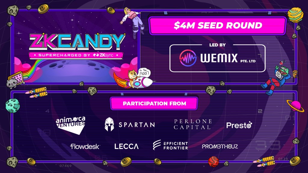 ZKcandy raises $4M for its gaming-focused Layer 2 chain