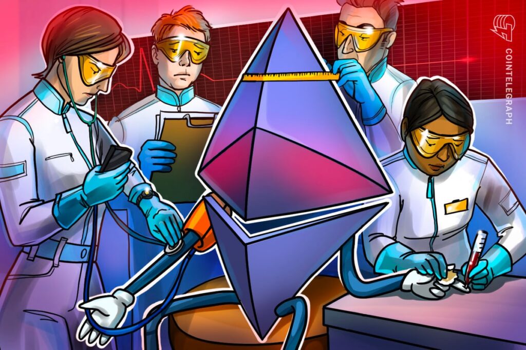 Ethereum market share nears historic lows as ETH price risks falling to $1,100