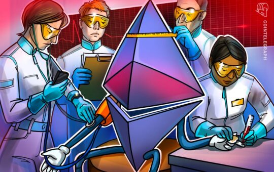 Ethereum market share nears historic lows as ETH price risks falling to $1,100